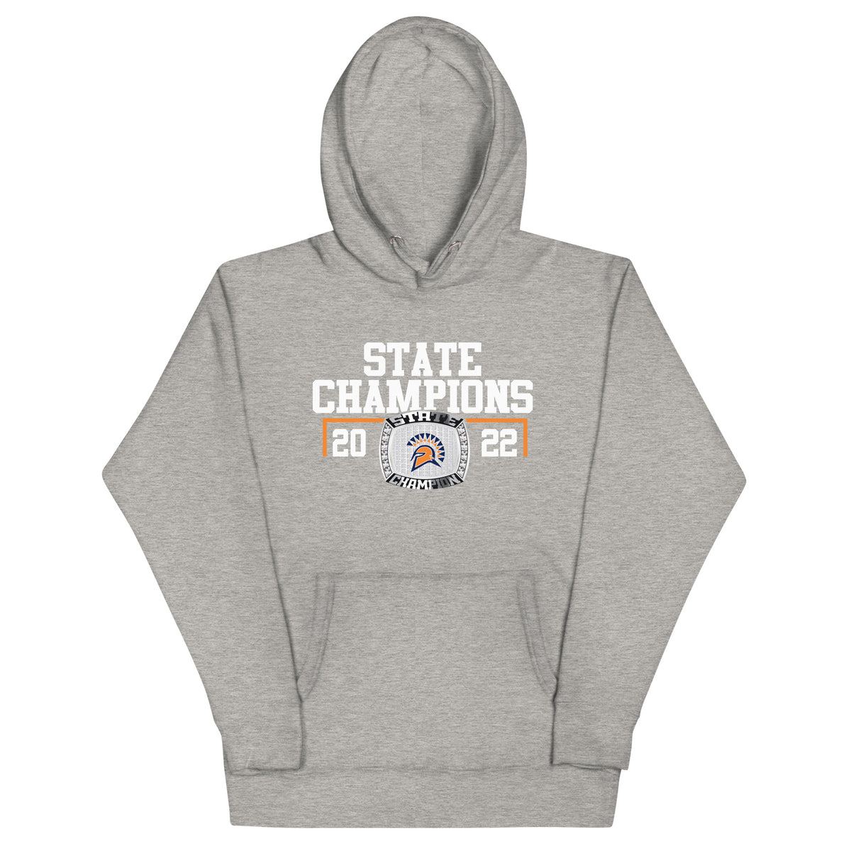 Seven Lakes High School 2022 Men’s Track and Field Championship Ring Unisex Hoodie