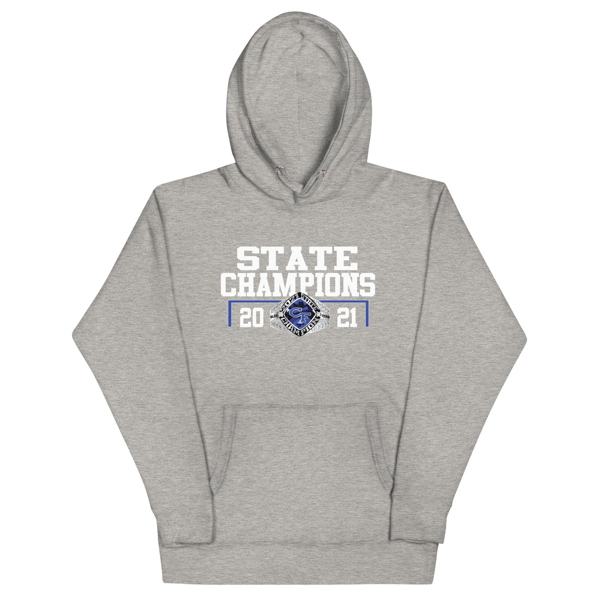 Cape Fear 2021 Women’s Tennis State Championship Ring Unisex Hoodie