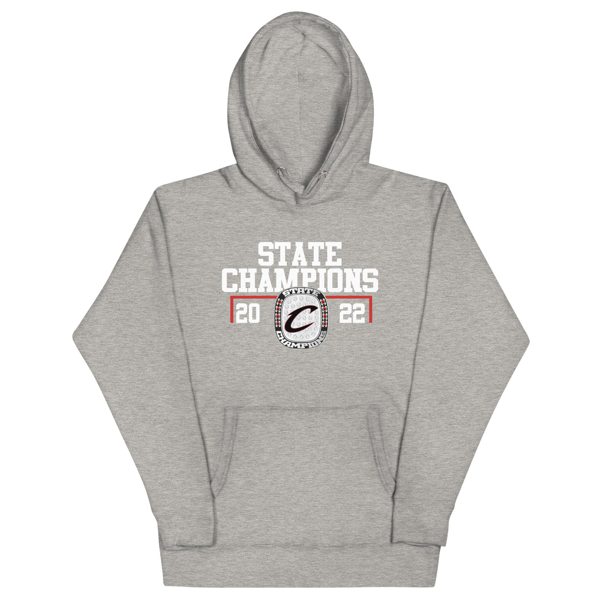 Clearfield Area Senior High School 2022 State Championship Ring Unisex Hoodie