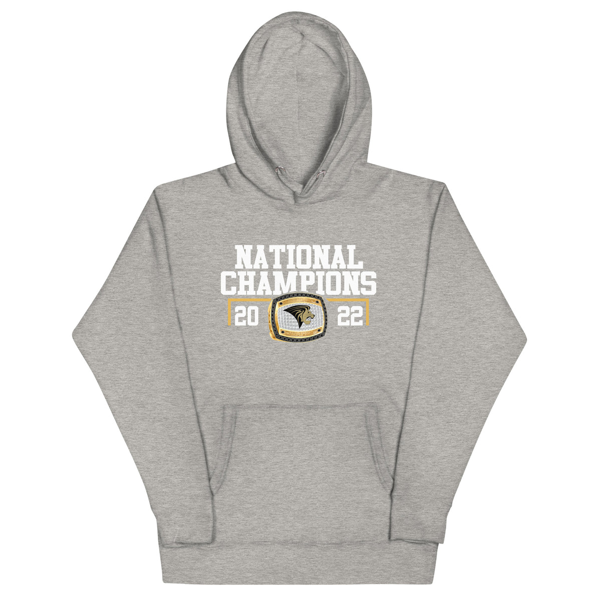 Lindenwood University Cheer 2022 National Championship Ring Unisex Hoodie