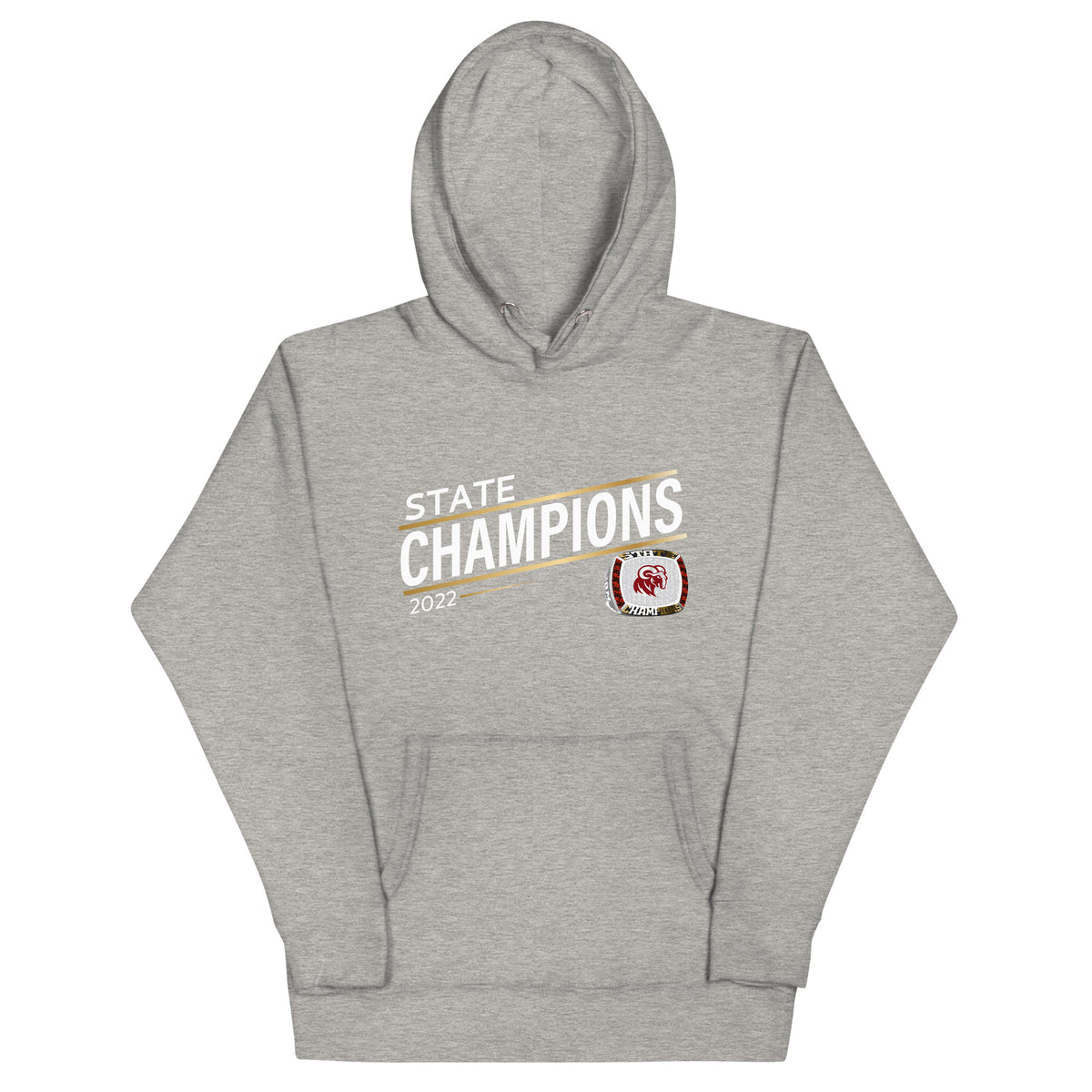 Merino High School 2022 State Championship Ring Goldline Unisex Hoodie