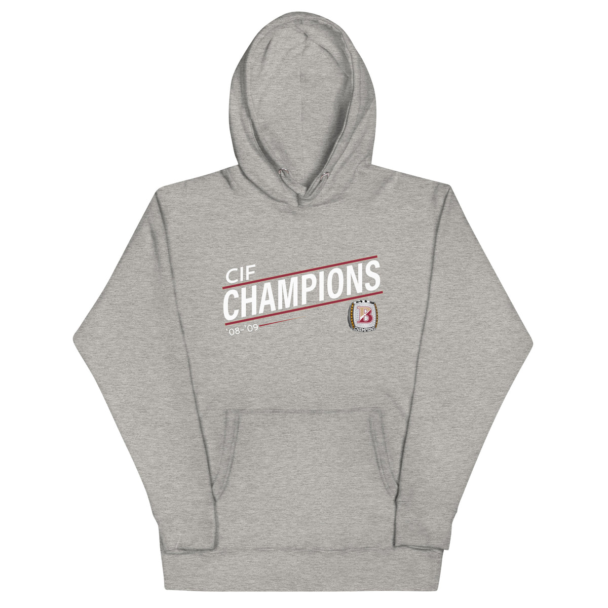 Jono Zissi ’08-’09 CIF Championship Ring Unisex Hoodie