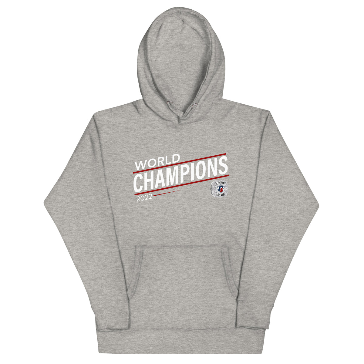 Police Softball Red Line 2022 World Championship Ring Unisex Hoodie