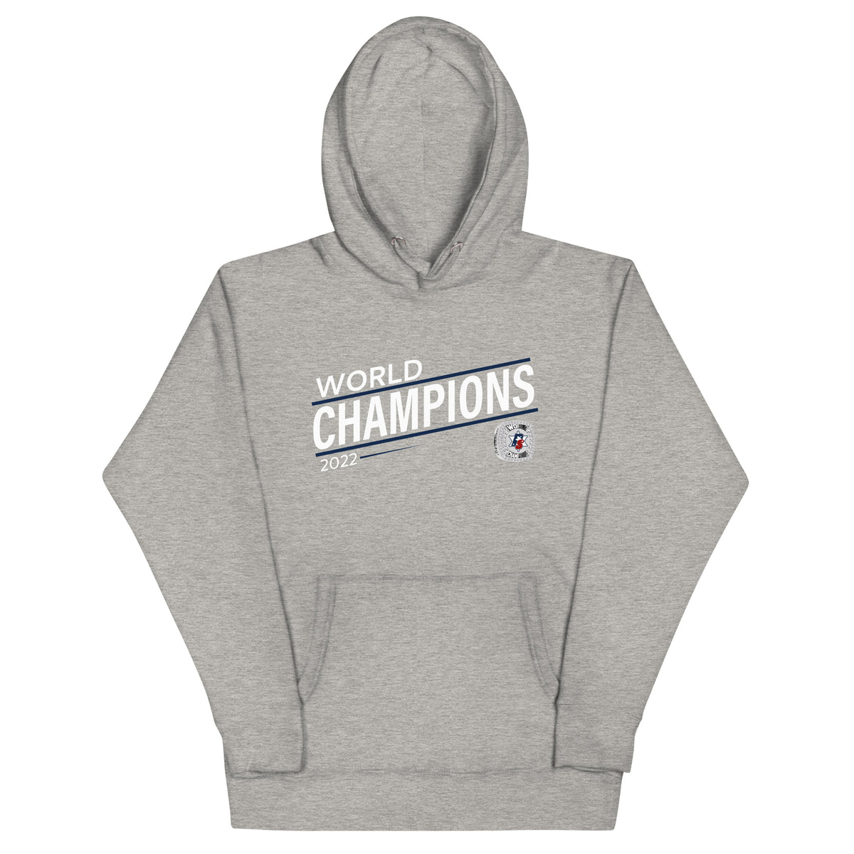 Police Softball Blue Line 2022 World Championship Ring Unisex Hoodie