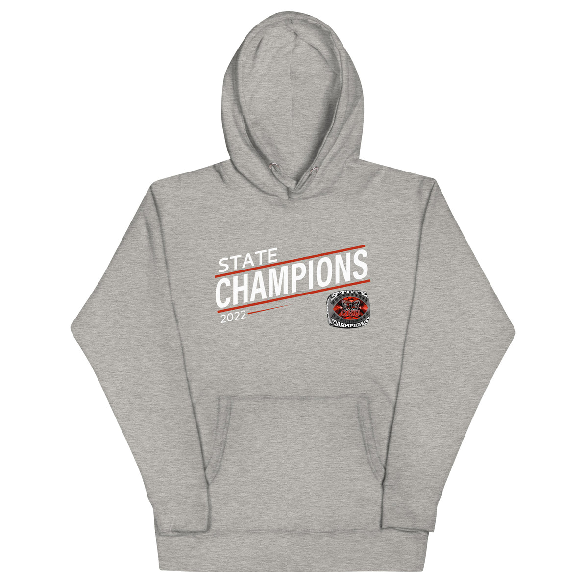 Oklahoma Union High School 2022 State Championship Ring Unisex Hoodie