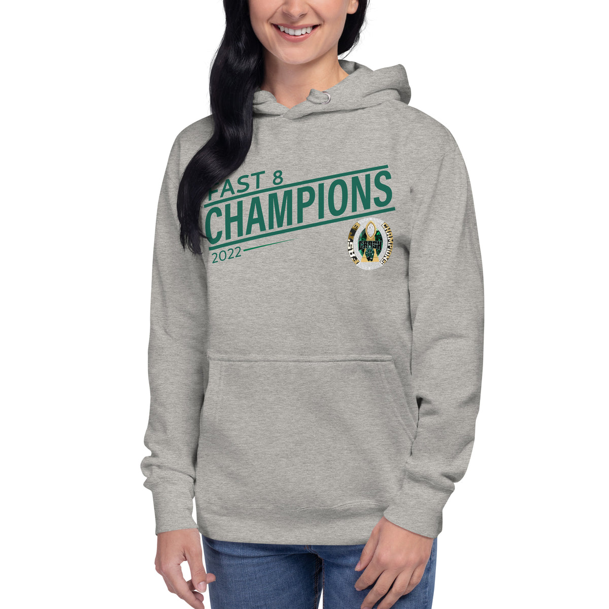 Collin County Crash Fast 8 Champions (Silver Ring) Unisex Hoodie