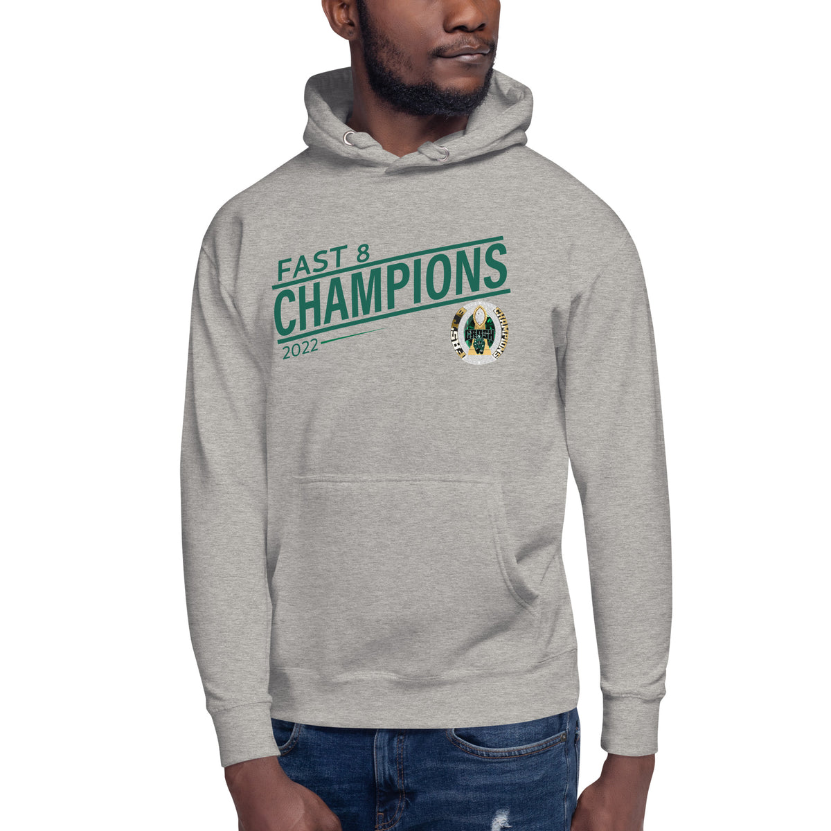 Collin County Crash Fast 8 Champions (Silver Ring) Unisex Hoodie