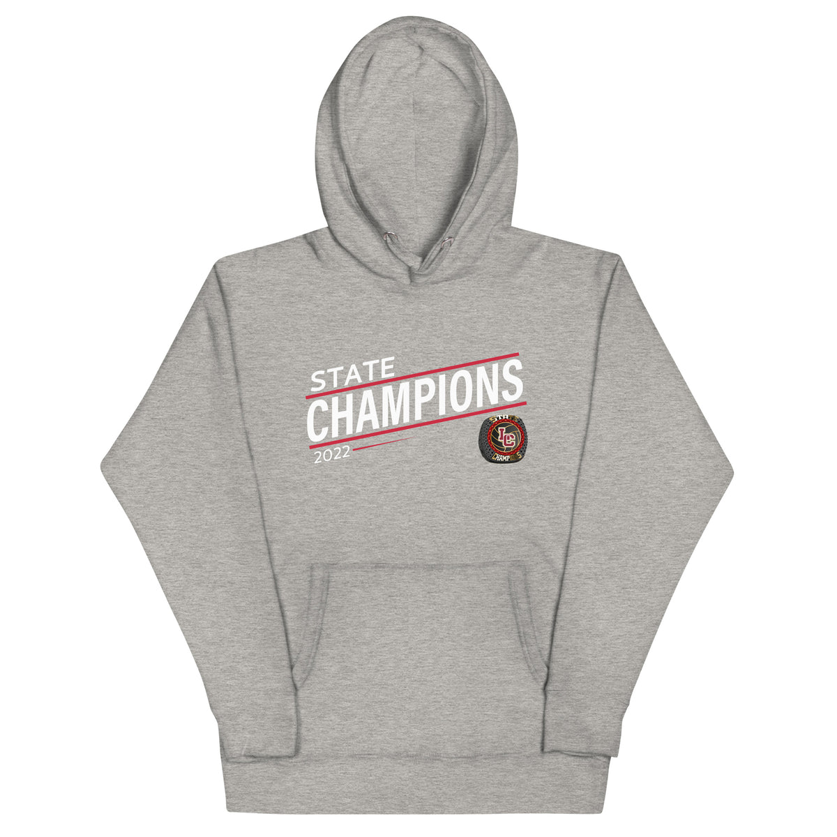Lincoln Christian High School 2022 State Championship Ring Unisex Hoodie