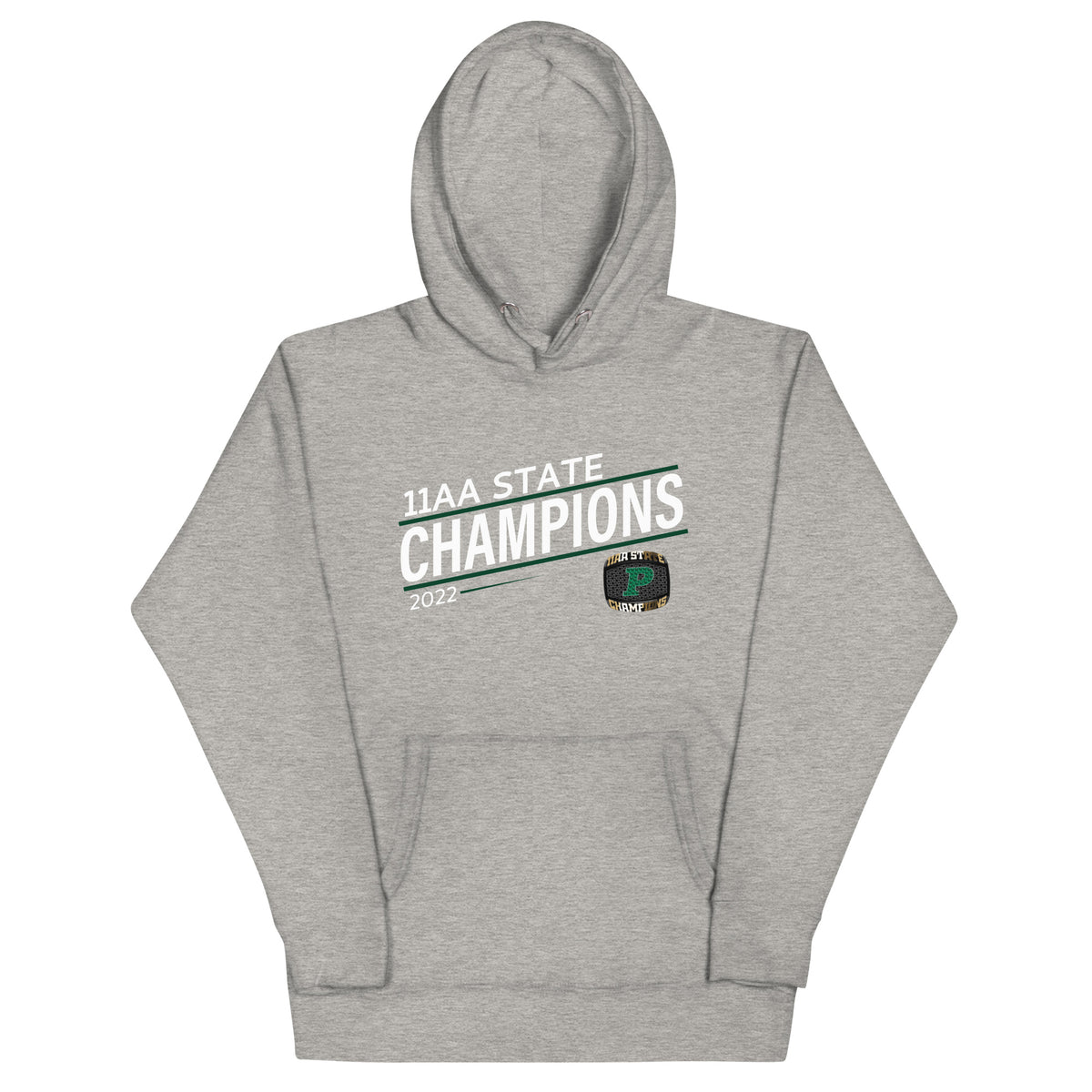 Theodore F Riggs High School 2022 11AA State Championship Ring Unisex Hoodie
