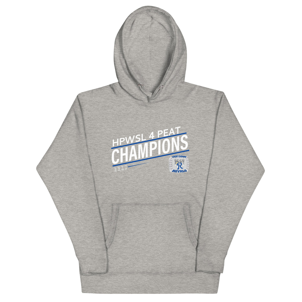 Royals Softball HPWSL 4-Peat Championship Ring Unisex Hoodie