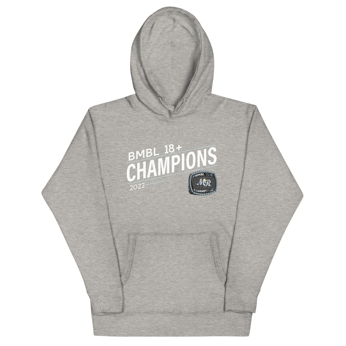 Mocka Rays Baseball 2022 BMBL 18+ Championship Ring Unisex Hoodie