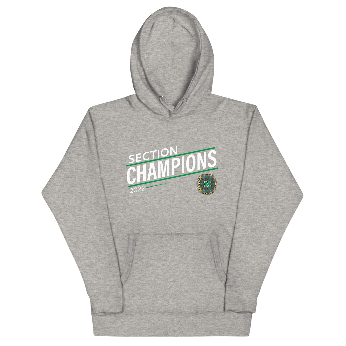 Manteca High School Football 2022 State Championship Ring Unisex Hoodie