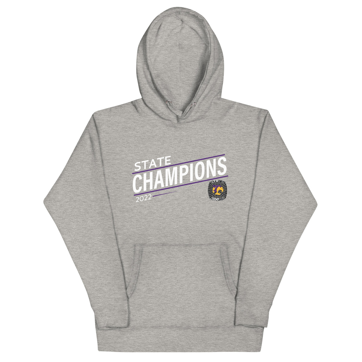 Hot Springs County High School 2022 State Championship Ring Unisex Hoodie