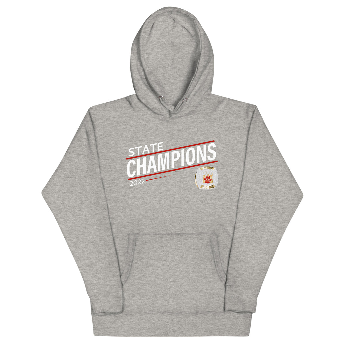 Beechwood High School Football 2022 State Championship Ring Unisex Hoodie
