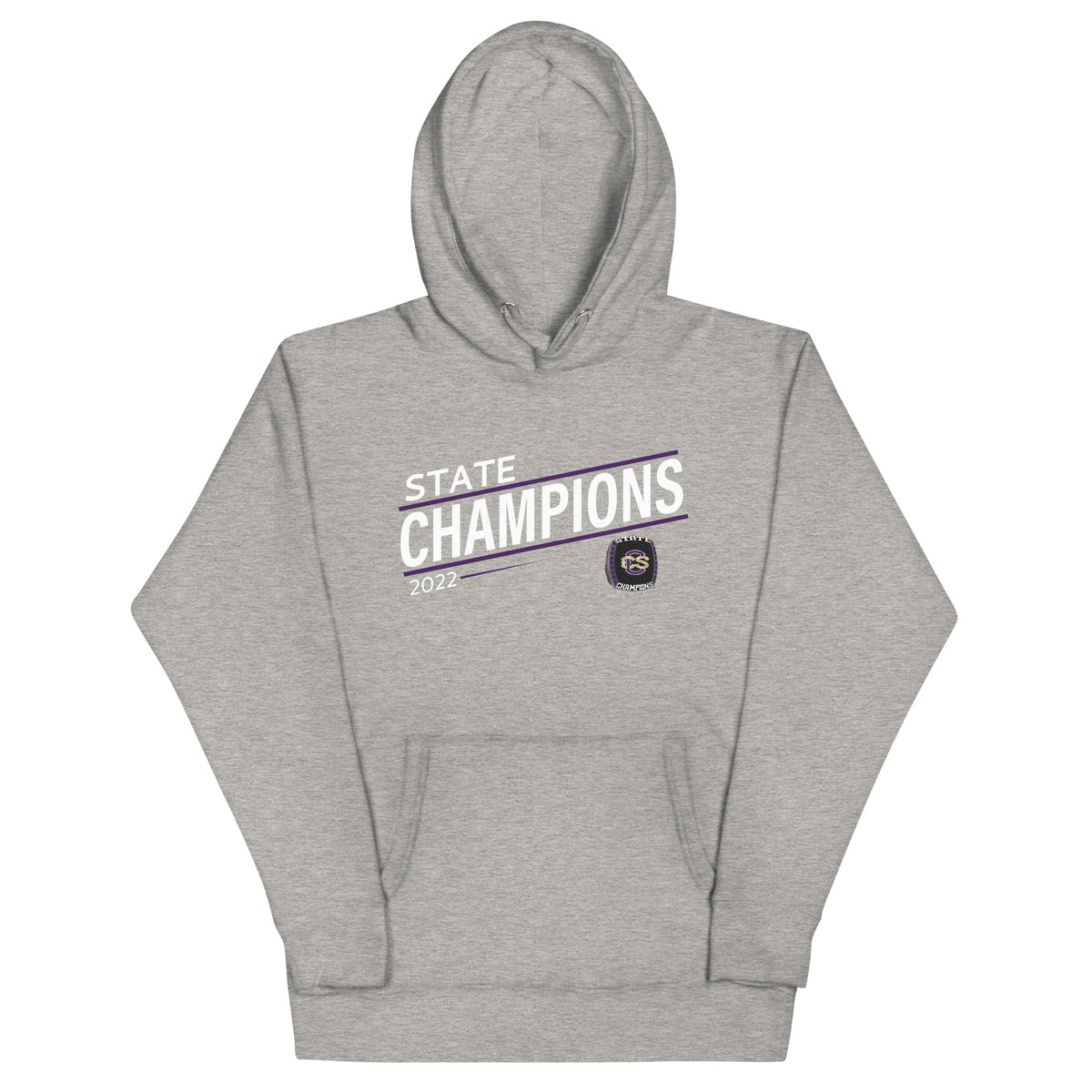 Community Christian High School Cheer 2022 State Championship Ring Unisex Hoodie