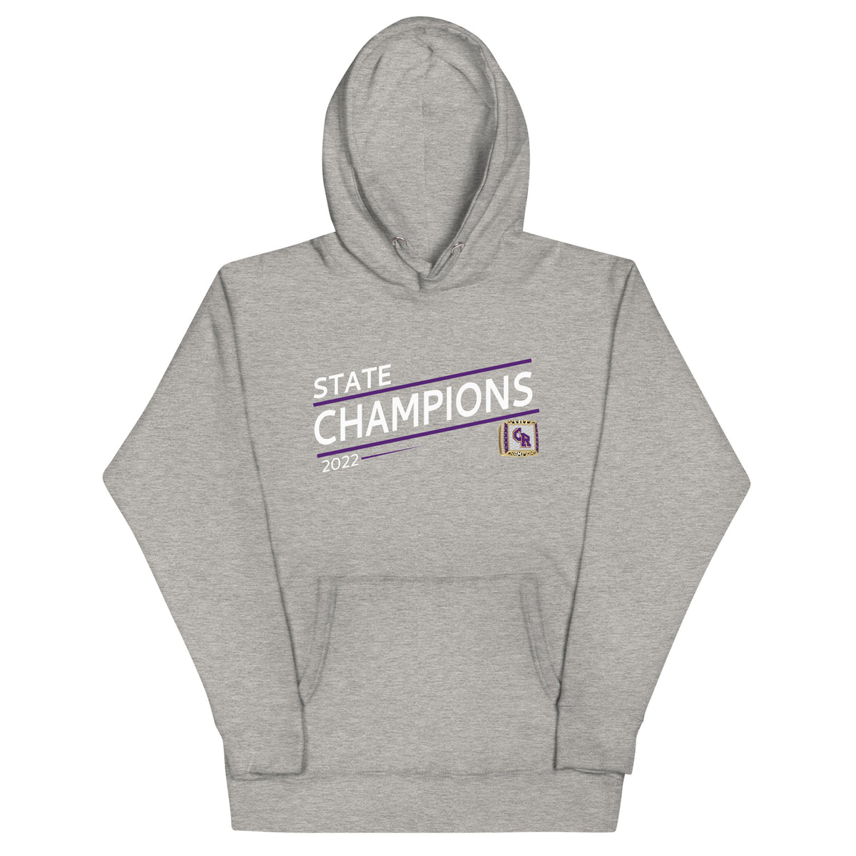 Columbia River High School Volleyball 2022 State Championship Ring Unisex Hoodie