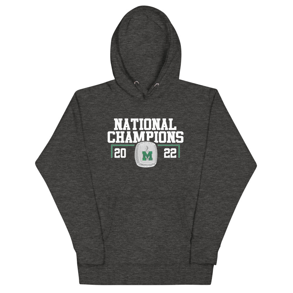 Marlboro Shamrocks 2022 National Championship Ring Unisex Hoodie