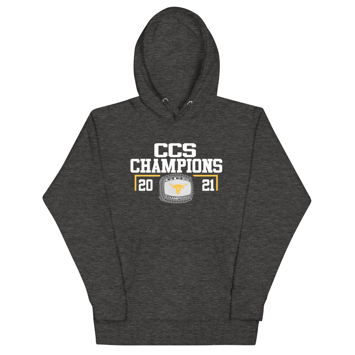 Leigh High School 2021 Soccer CCS Championship Ring Unisex Hoodie