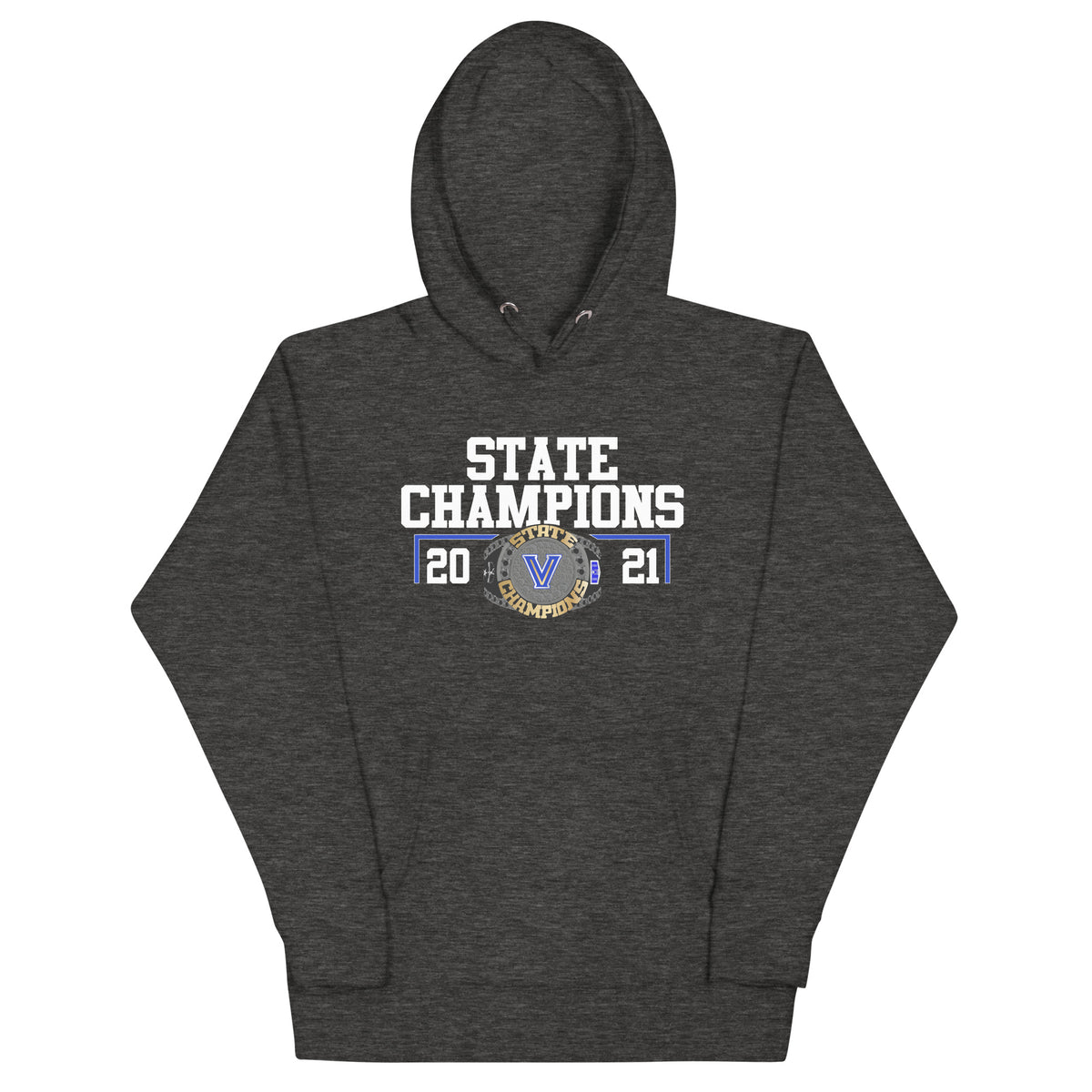Valley View High School Cheer 2021 State Championship Ring Unisex Hoodie