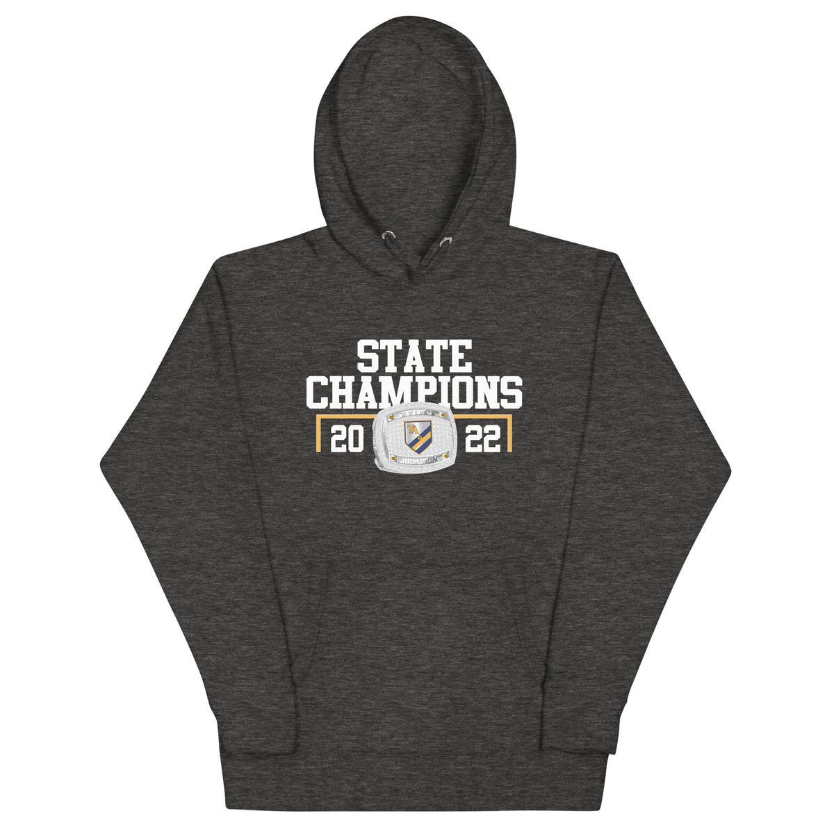 Tuscaloosa Academy Men’s Soccer 2022 State Championship Ring Unisex Hoodie