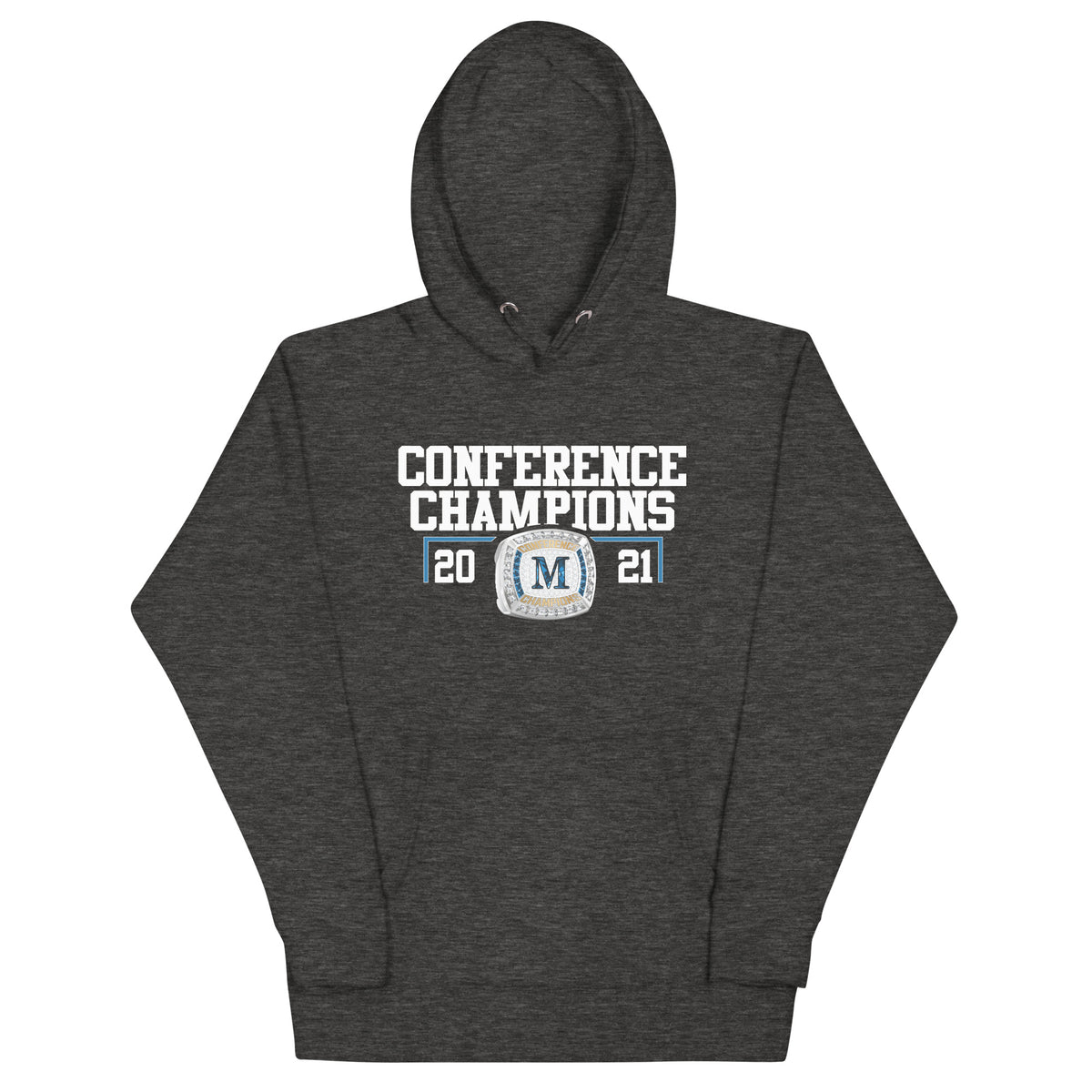 Marian University 2021 Hockey Conference Championship Ring Unisex Hoodie