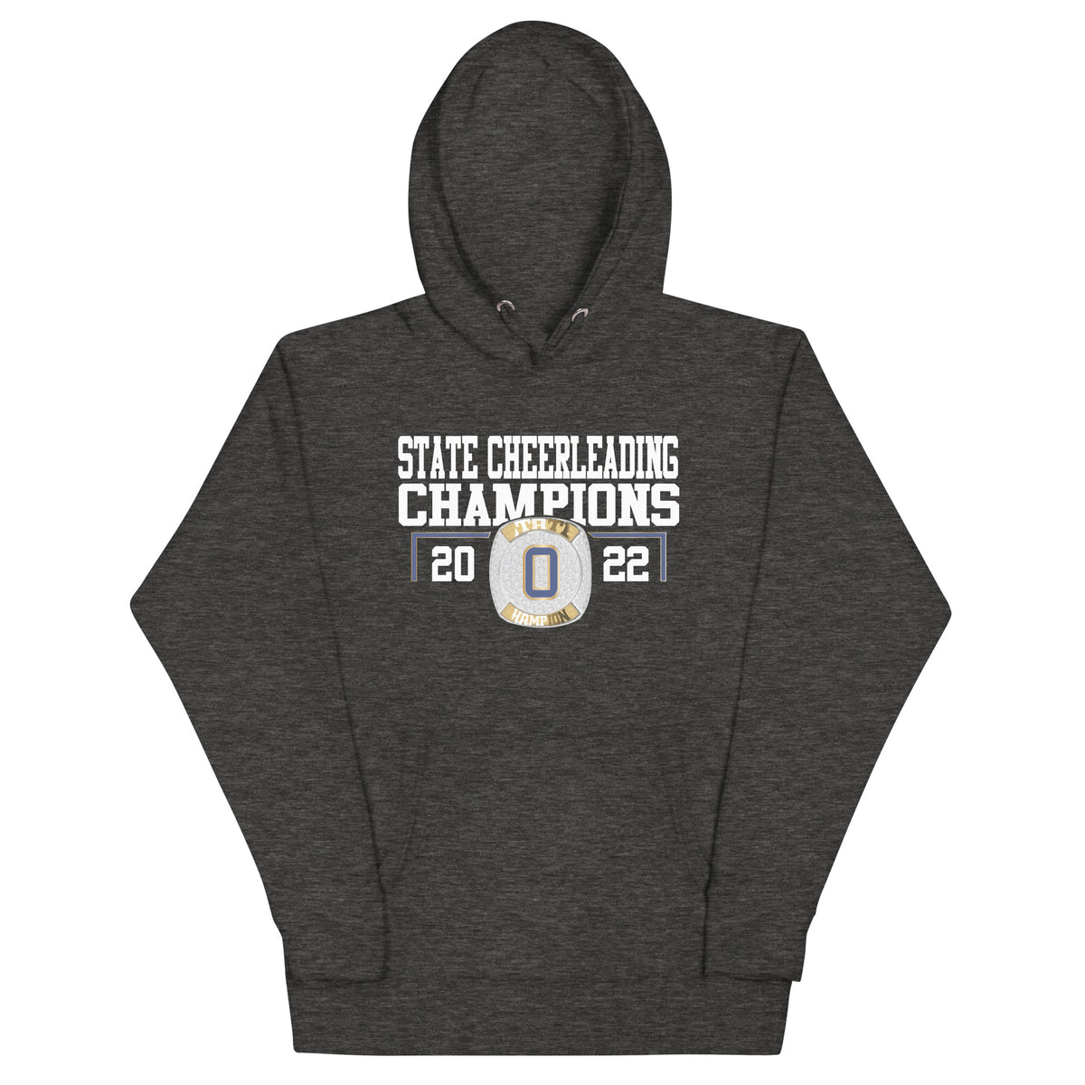 Olentangy High School 2022 Cheer State Championship Ring  Unisex Hoodie