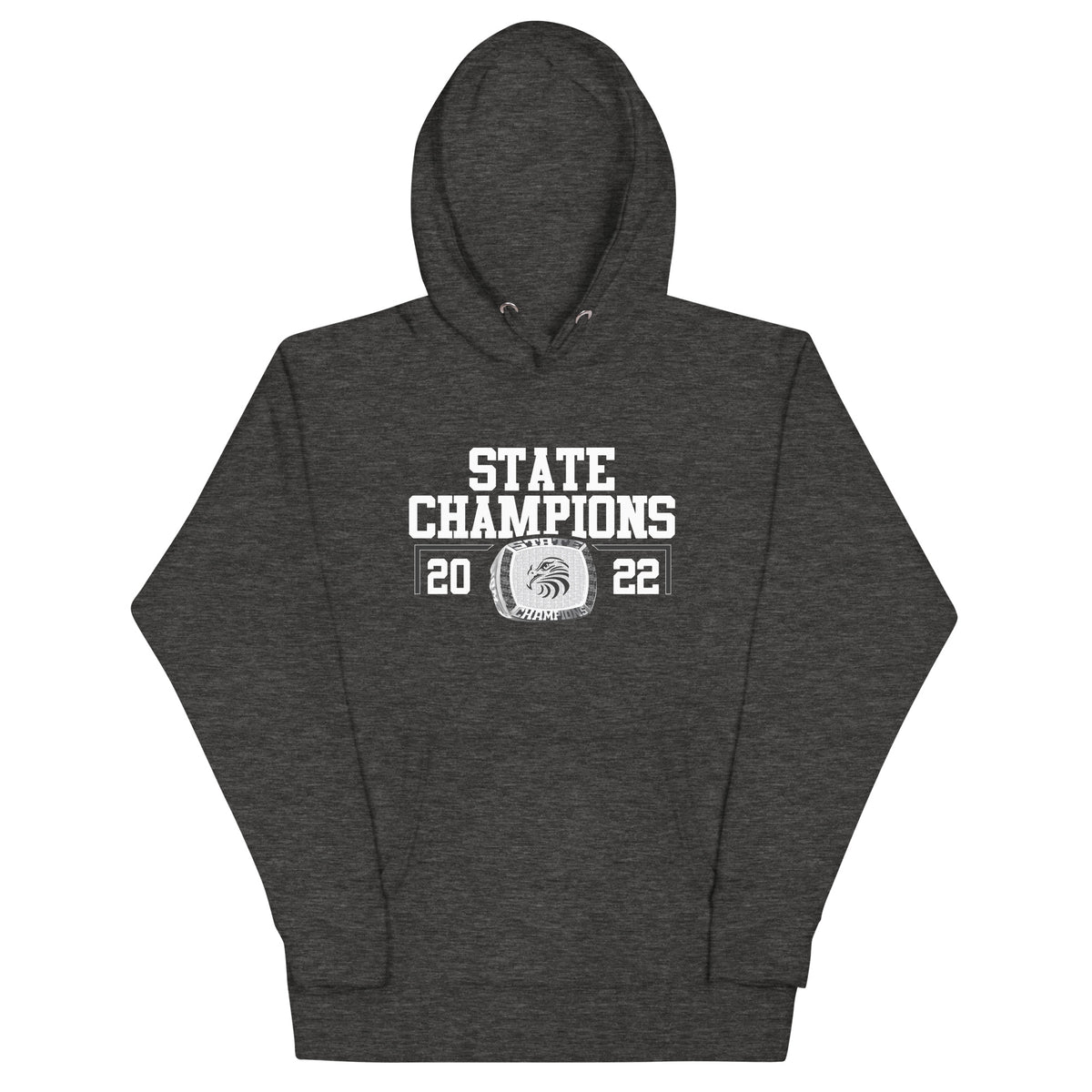 Hayfield Secondary School Track &amp; Field 2022 State Championship Ring Unisex Hoodie