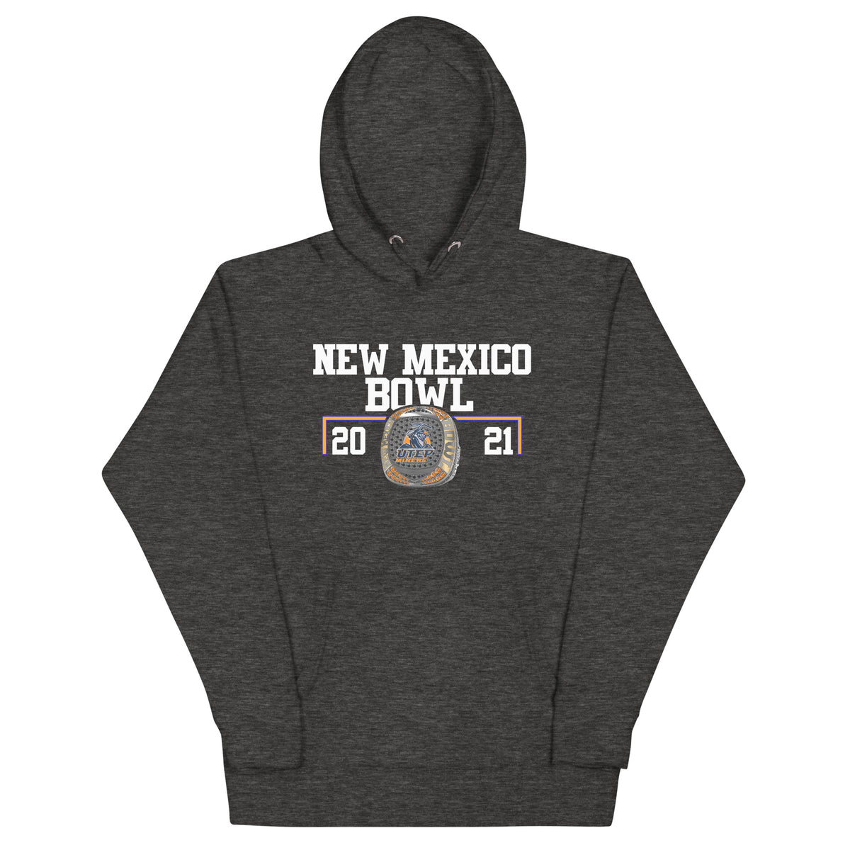 University of Texas at El Paso Football 2021 New Mexico Bowl Championship Ring Unisex Hoodie