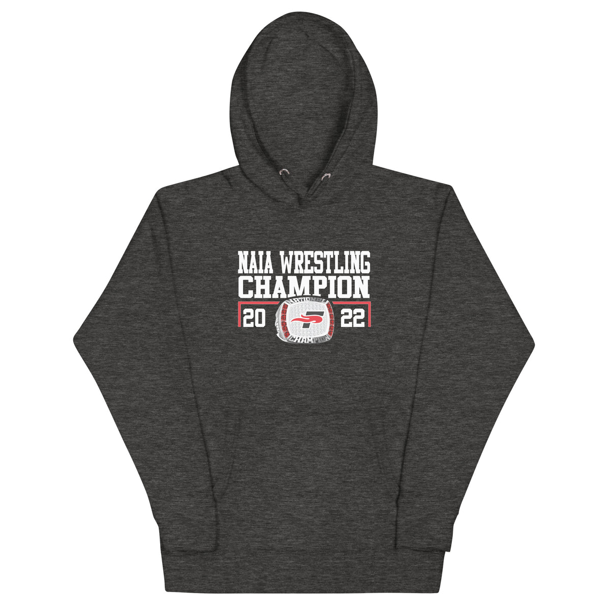 Southeastern University Wrestling 2022 NAIA Championship Ring Unisex Hoodie