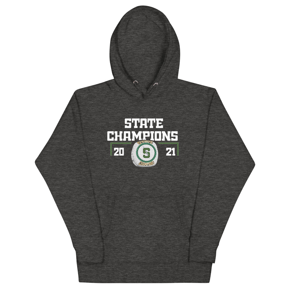 Summit High School - La Bend Pine 2021 State Championship Ring Unisex Hoodie