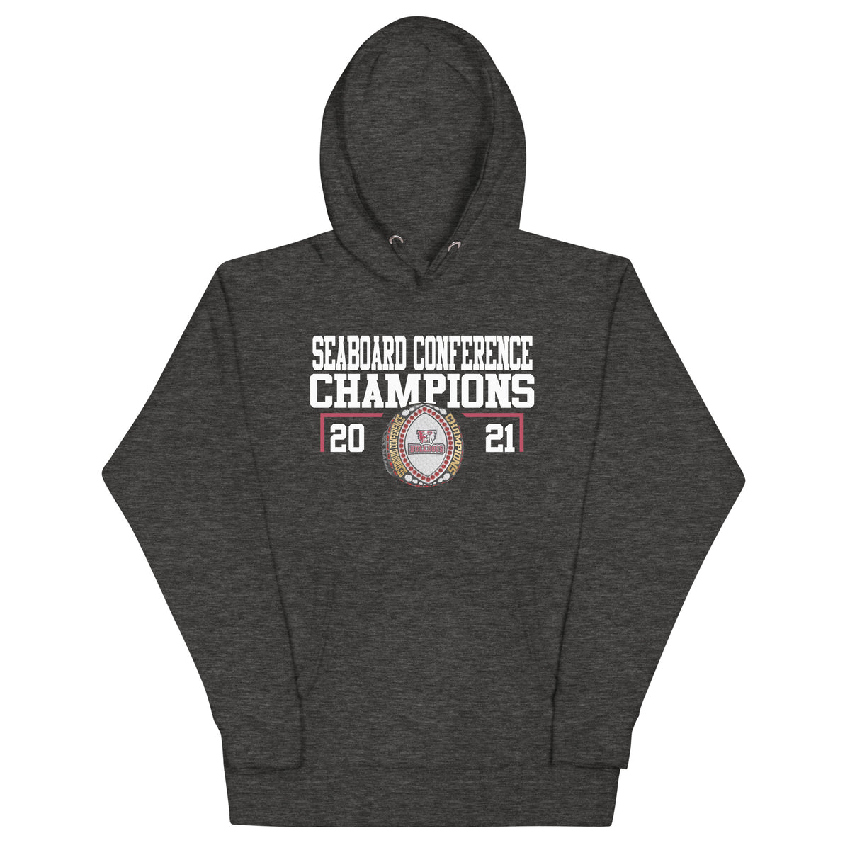 Thaddeus Stevens College Football 2021 Conference Blackcast Championship Ring Unisex Hoodie