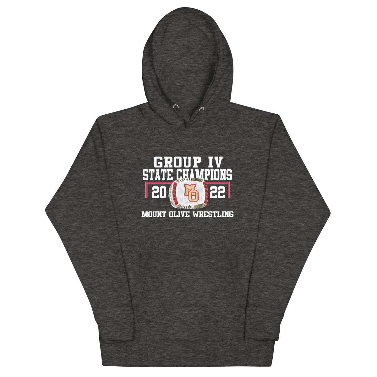 Mount Olive Wrestling 2022 Group IV State Championship Ring Unisex Hoodie