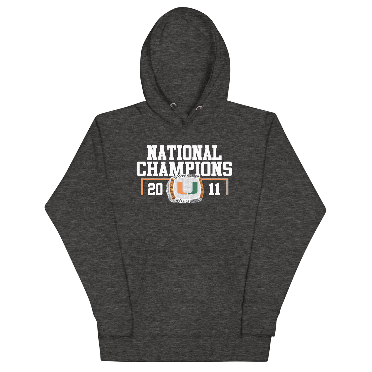 2011 Miami Hurricanes Roller Hockey National Champions Unisex Hoodie
