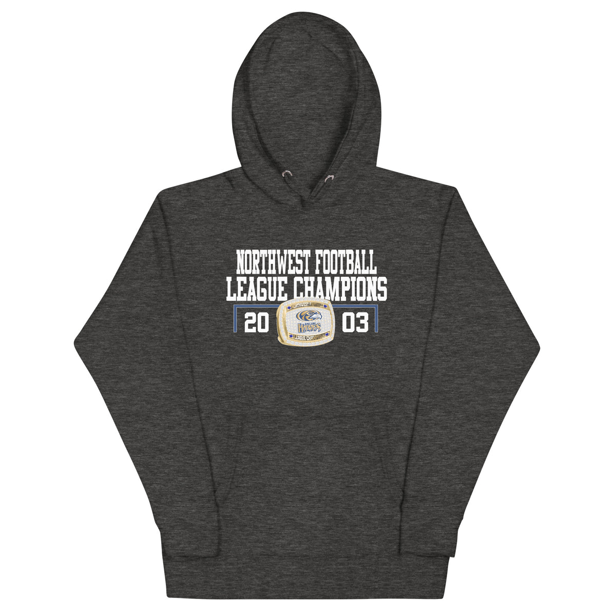 Northwest Football League 2003 Championship Ring Unisex Hoodie