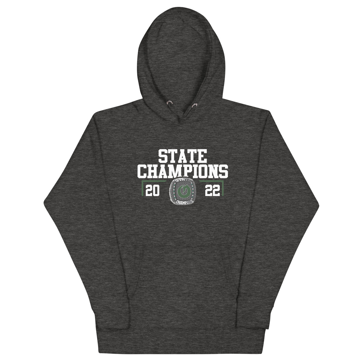 Olympus High School Swimming &amp; Diving 2022 State Championship Ring Unisex Hoodie