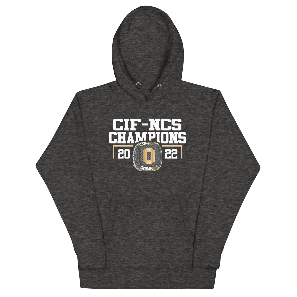Bishop O'Dowd Men’s Volleyball 2022 CIF-NCS Championship Ring Unisex Hoodie