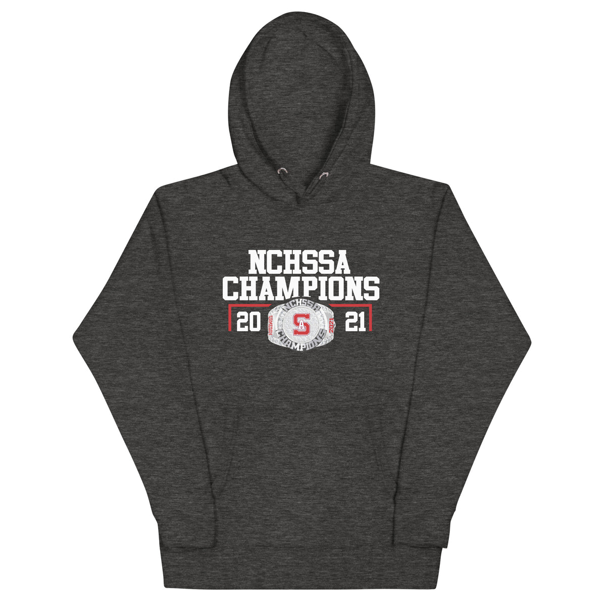 Southern Alamance Cheer 2021 NCHSSA Championship Ring Unisex Hoodie