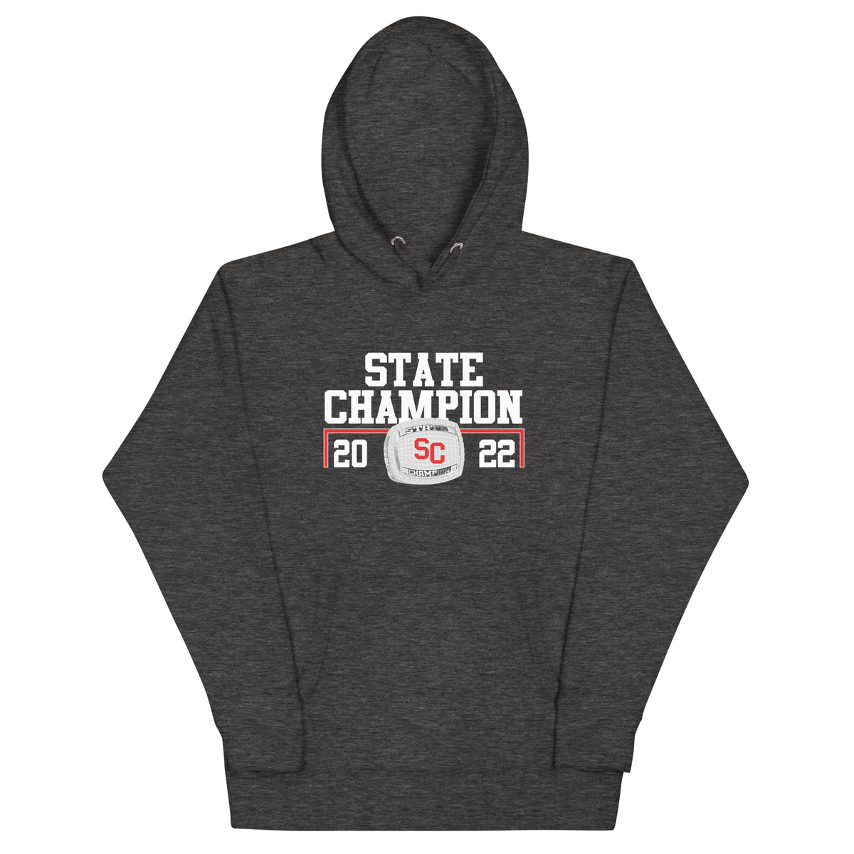 Social Circle High School Wrestling 2022 State Championship Ring Unisex Hoodie