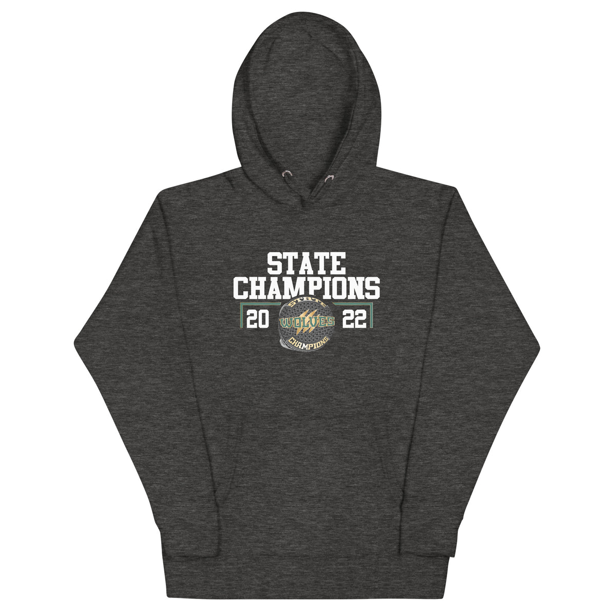 Green Canyon High School Men’s Lacrosse 2022 State Championship Ring Unisex Hoodie