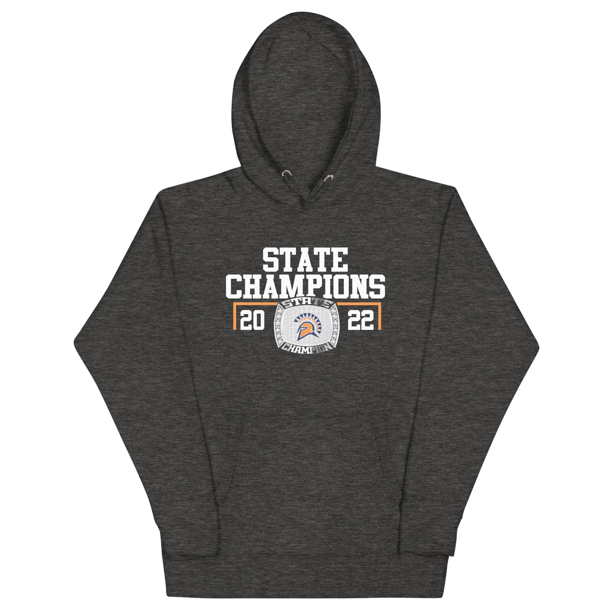 Seven Lakes High School 2022 Men’s Track and Field Championship Ring Unisex Hoodie