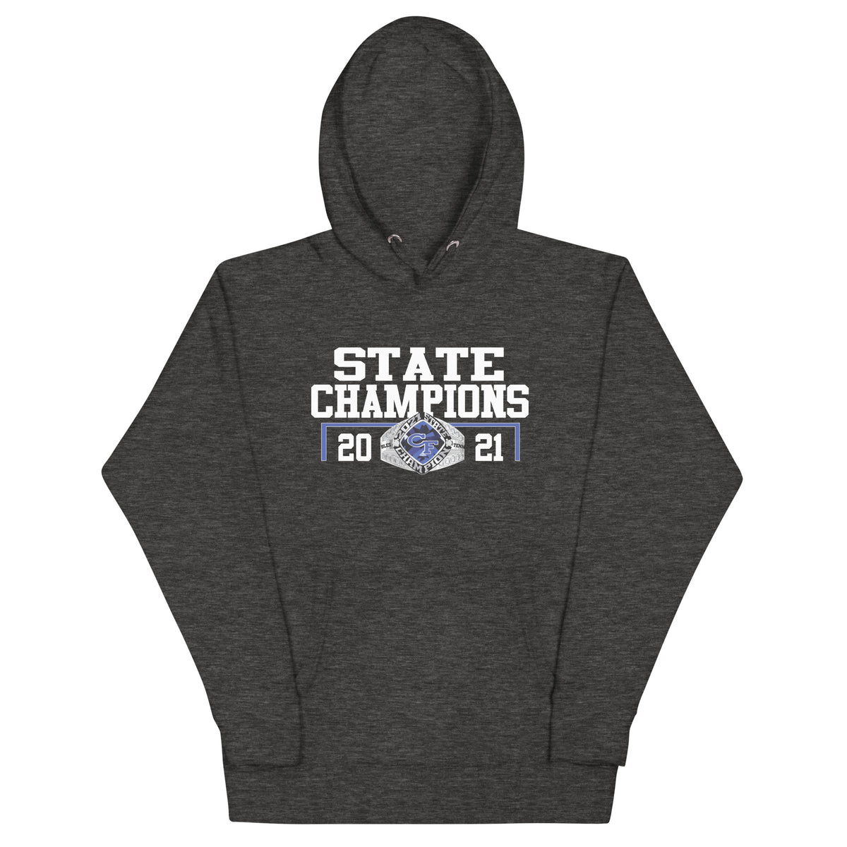Cape Fear 2021 Women’s Tennis State Championship Ring Unisex Hoodie