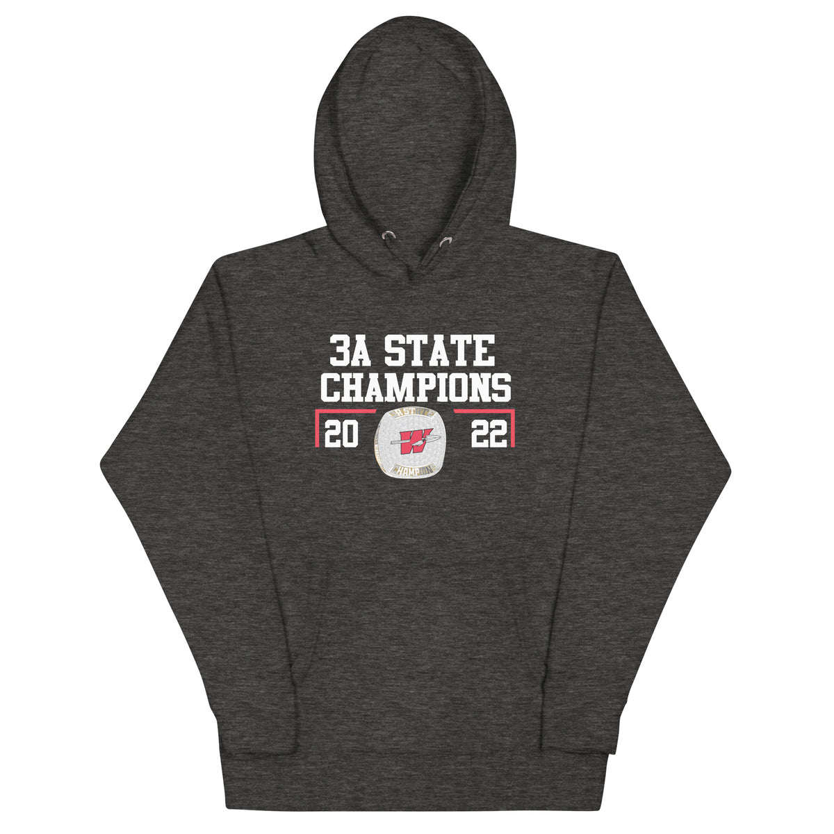 Washington High School 2022 3A State Championship Ring Unisex Hoodie