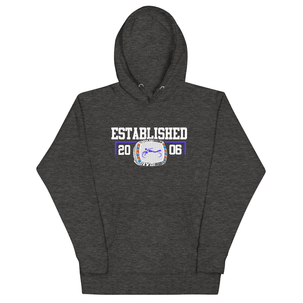 Boldest Ryders Motorcycle Club Ring Unisex Hoodie