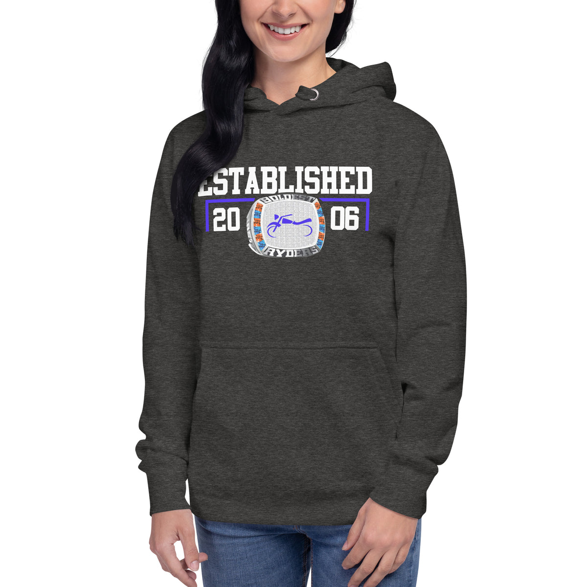 Boldest Ryders Motorcycle Club Ring Unisex Hoodie
