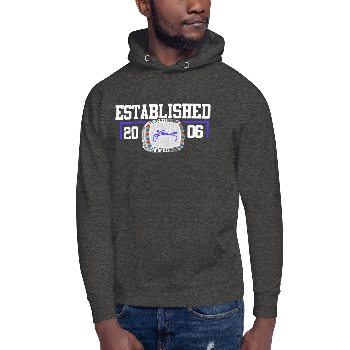 Boldest Ryders Motorcycle Club Ring Unisex Hoodie
