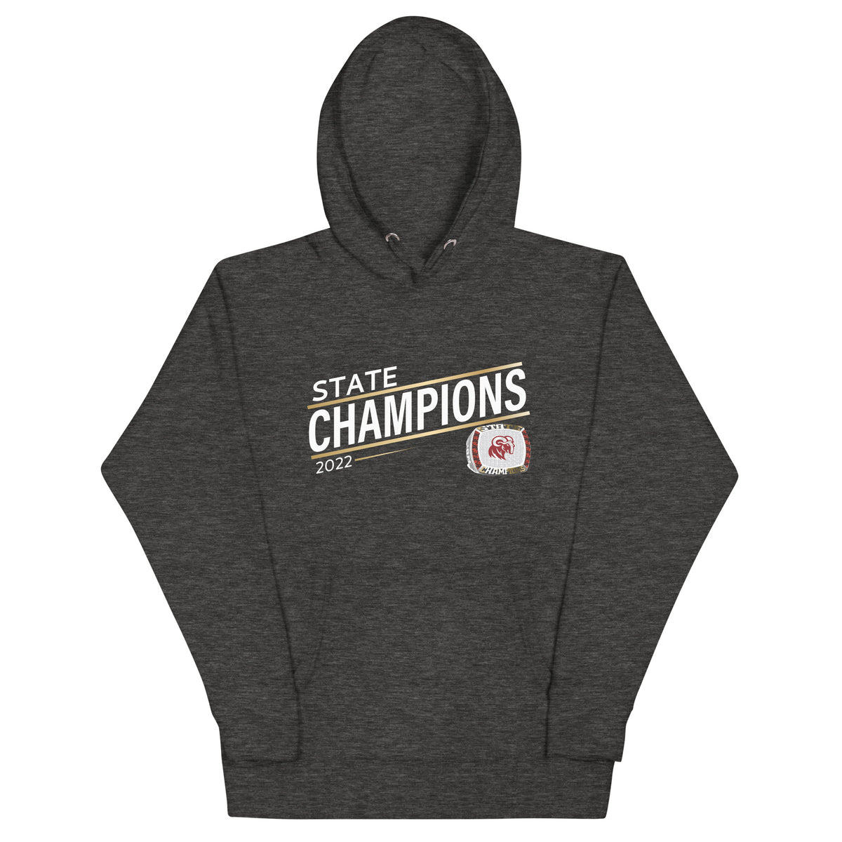 Merino High School 2022 State Championship Ring Goldline Unisex Hoodie