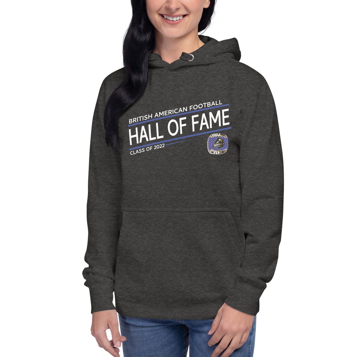 British American Football Hall of Fame Class of 2022 Championship Ring Unisex Hoodie