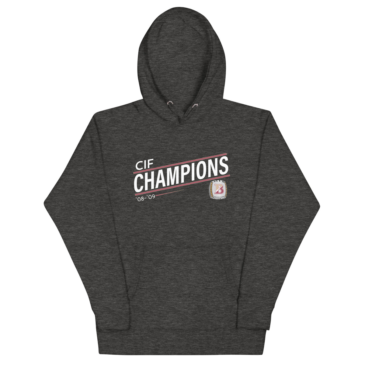 Jono Zissi ’08-’09 CIF Championship Ring Unisex Hoodie