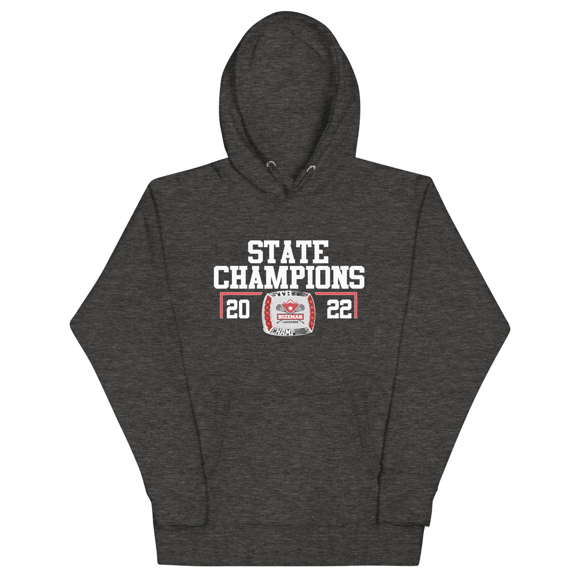 Bozeman High School 2022 State Championship Ring  Unisex Hoodie