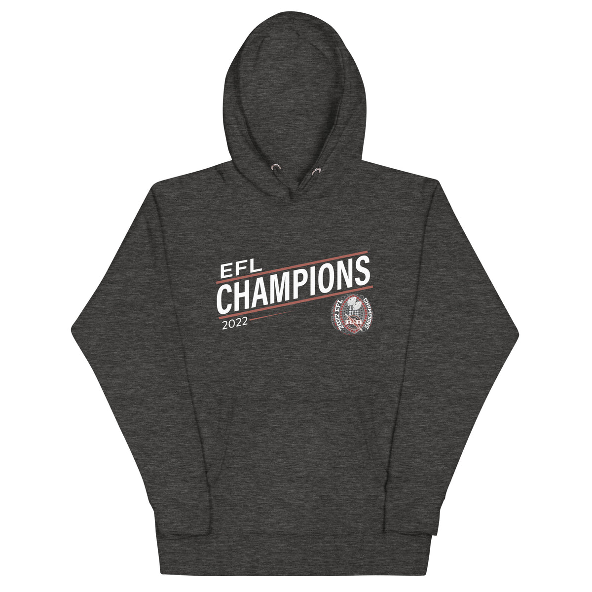 Watertown Red &amp; Black 2022 EFL Championship Ring Unisex Hoodie